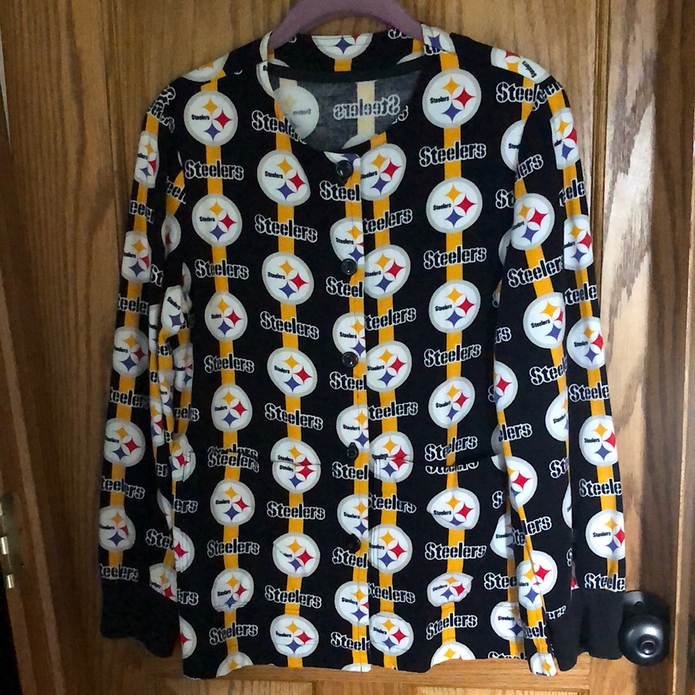 Homemade Steelers Scrub Jacket!!